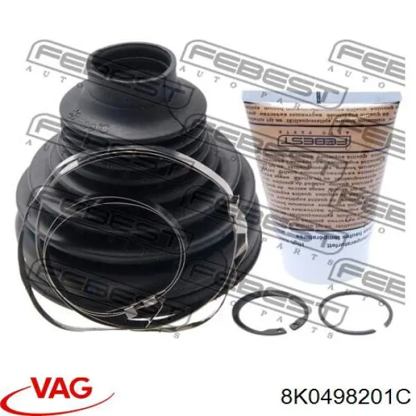 Купить 8K0498201C VAG Пыльник гранаты внутренний, передней полуоси
