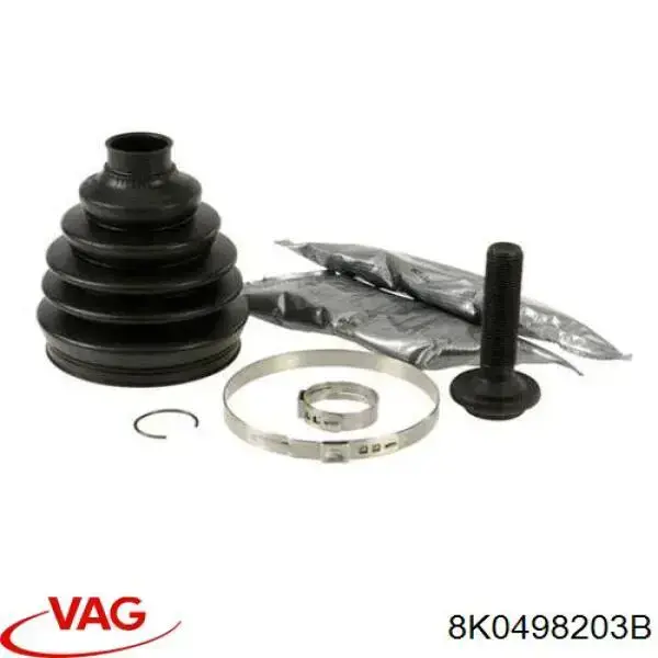 Fuelle, árbol de transmisión delantero exterior 8K0498203B VAG/Audi