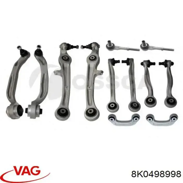 Комплект рычагов передней подвески 4E0498998B VAG