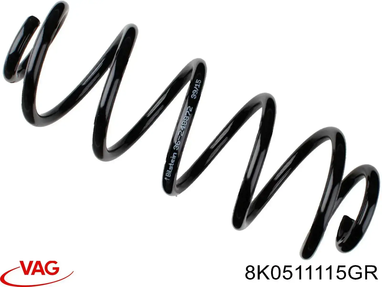 Пружина амортизатора VAG 8K0511115GR цена, от 31.74 USD