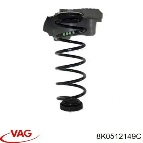 8K0512149C VAG Резиновое кольцо пружины задней