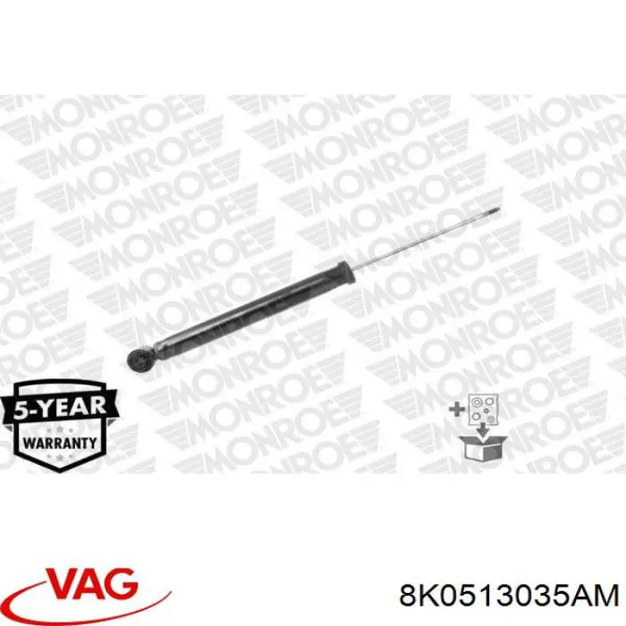 Стойка амортизатора задняя VAG 8K0513035AM цена, от 12.70 USD