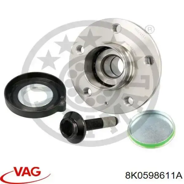 Ступицы задних колес VAG 8K0598611A цена, от 48.06 USD