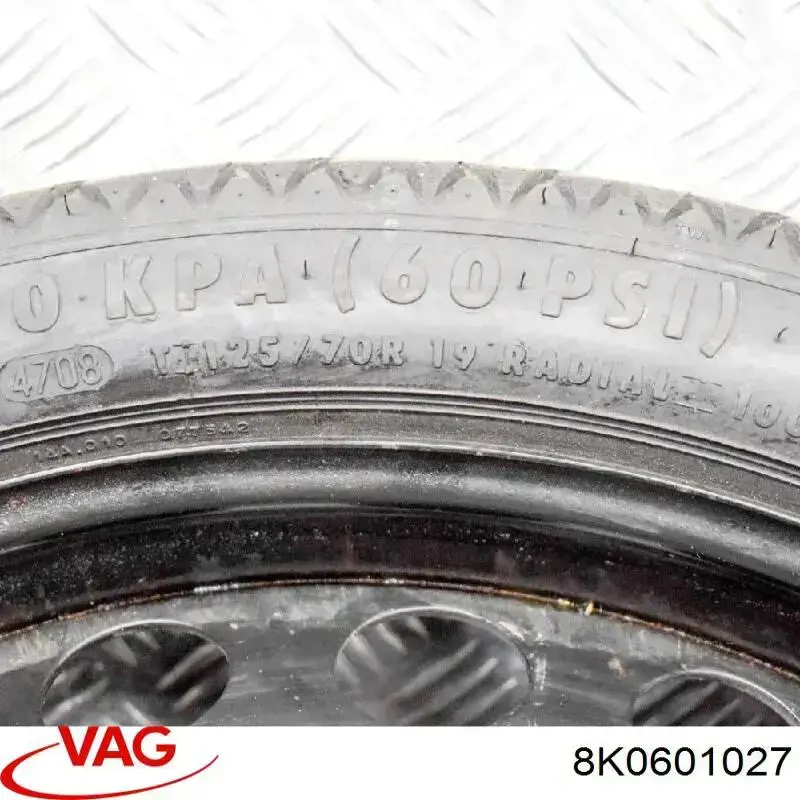 Купить 8K0601027F VAG Диск колесный