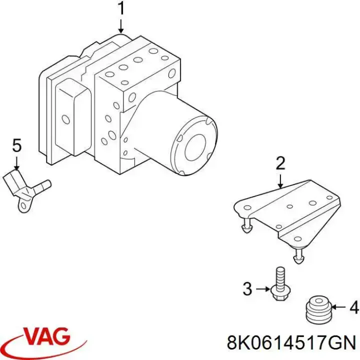 8K0614517GN VAG 