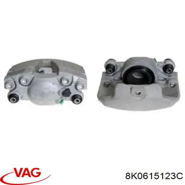 Купить 8K0615123C VAG Суппорт тормозной передний левый