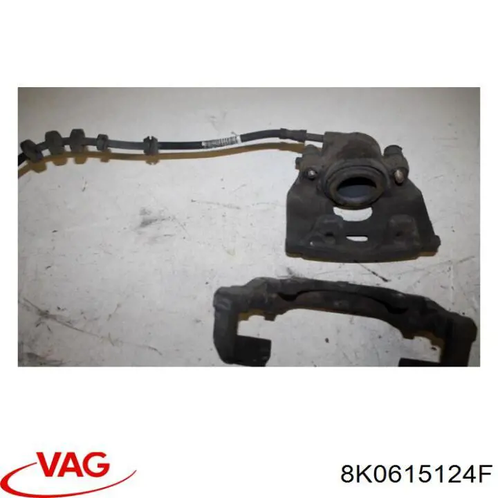 Купить 8K0615124F VAG Суппорт тормозной передний правый