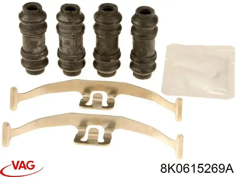 Купить H1322K Power Stop Комплект пружинок крепления дисковых колодок передних