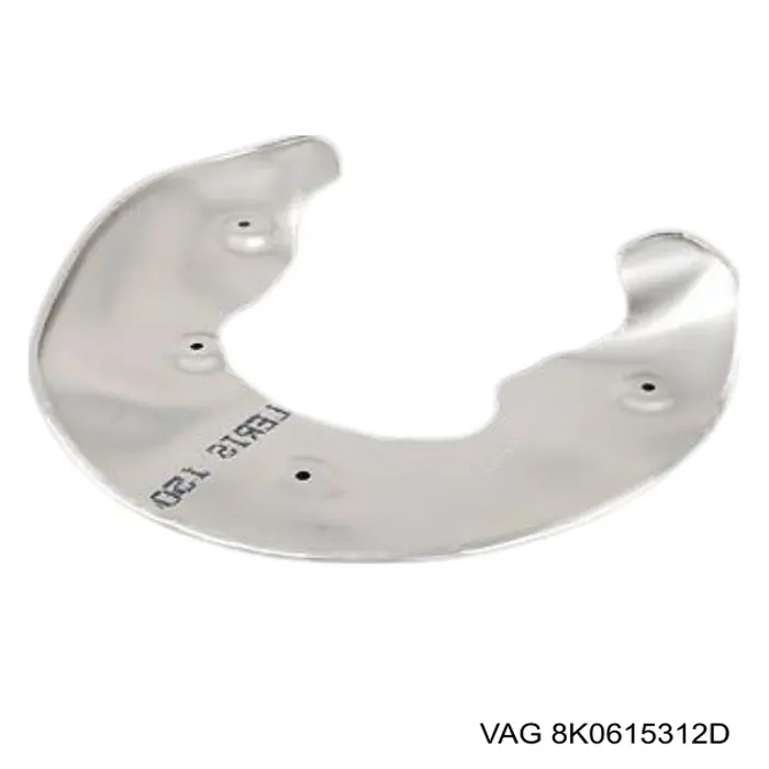 Купить 8K0615312C VAG Защита тормозного диска, переднего, правого