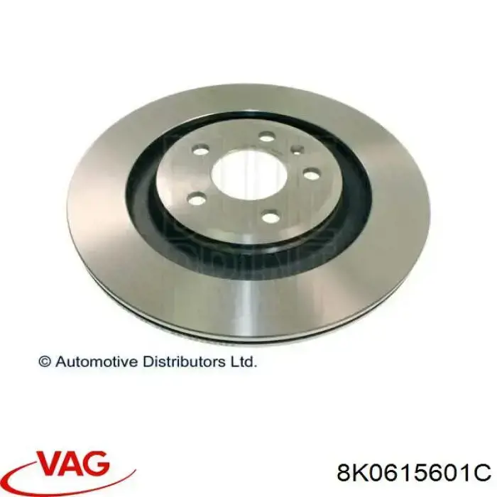 Купить 8K0615601C VAG Диск тормозной задний