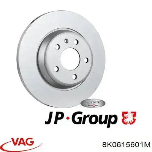 8K0615601M VAG Дисковый тормоз
