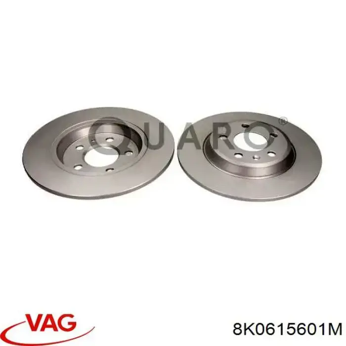 Купить 8K0615601M VAG Диск тормозной задний