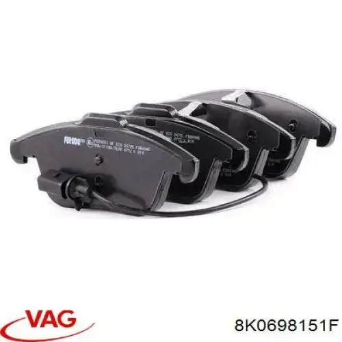 Колодки VAG 8K0698151F цена, от 67.16 USD