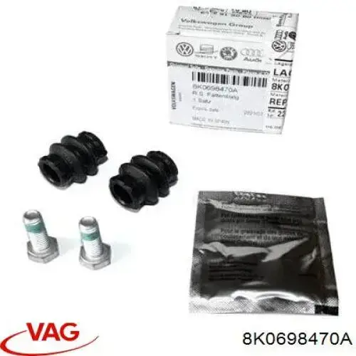 Купить 8K0698470A VAG Пыльник направляющей суппорта тормозного заднего