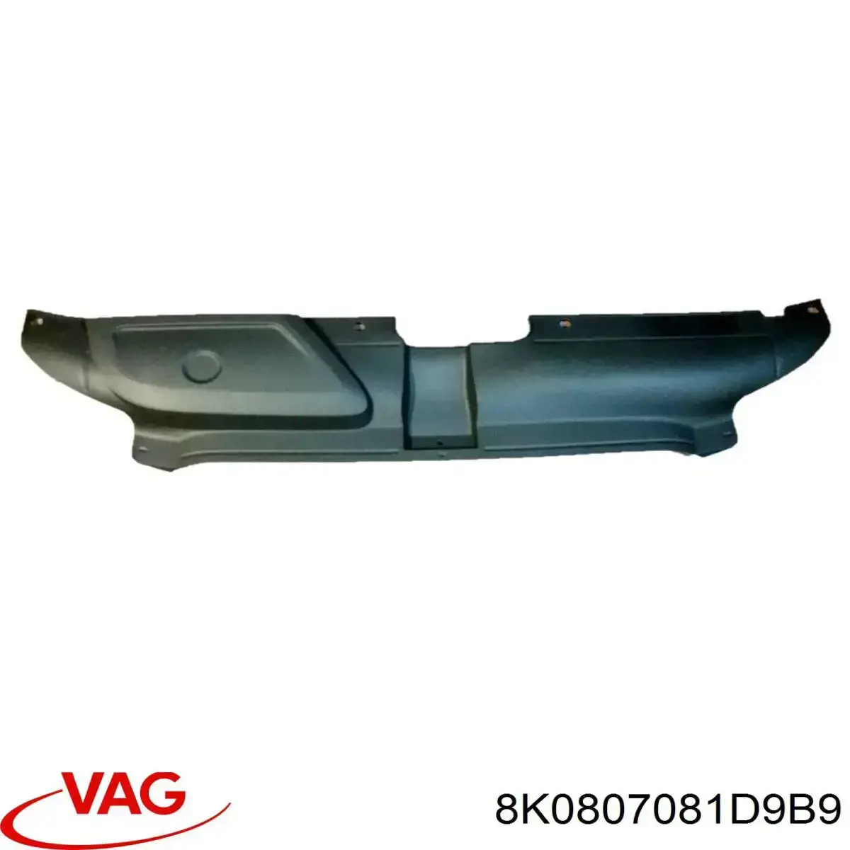 8K0807081D9B9 VAG накладка передней панели (суппорта радиатора верхняя)
