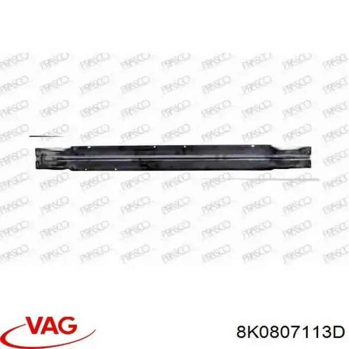 8K0807113D VAG усилитель бампера переднего