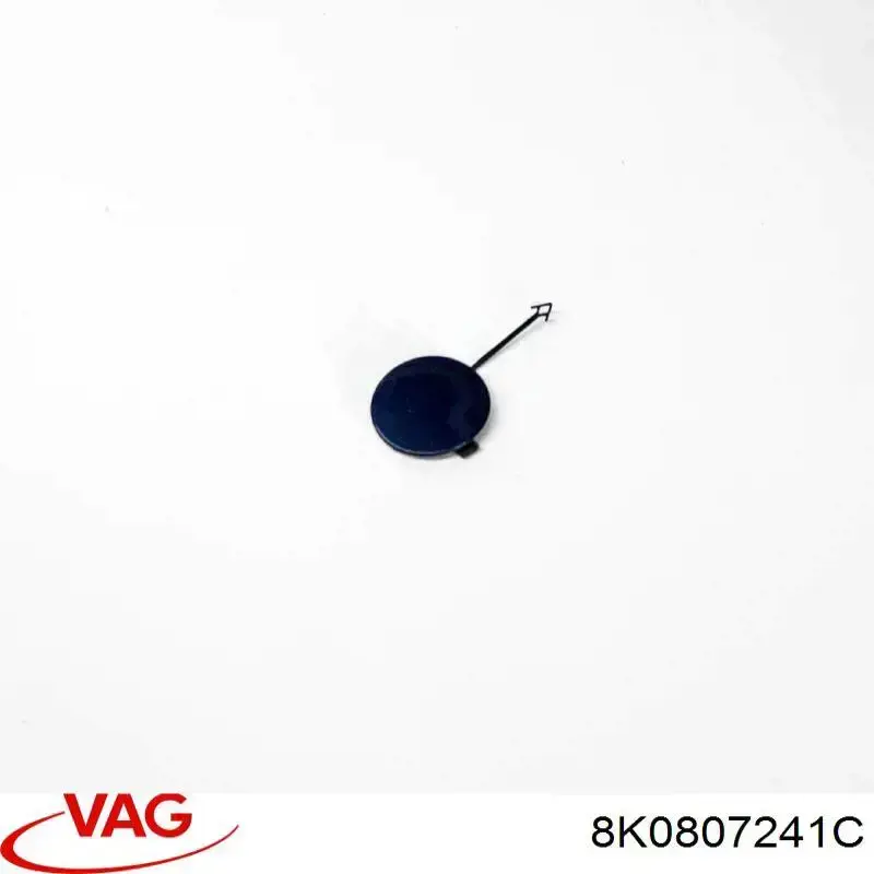 Купить 8K0807241C VAG Заглушка бампера буксировочного крюка задняя