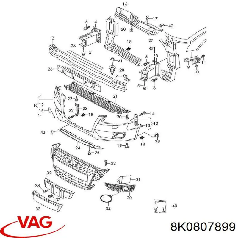  8K0807899 Market (OEM)