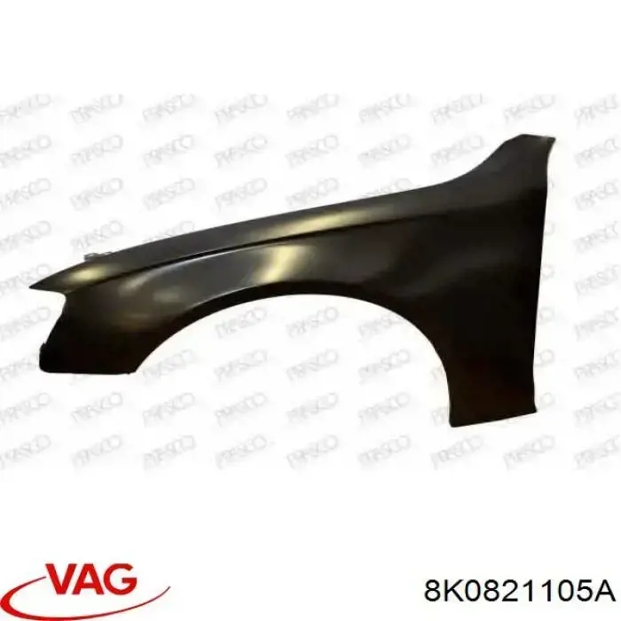 Купить 8K0821105A VAG Крыло переднее левое