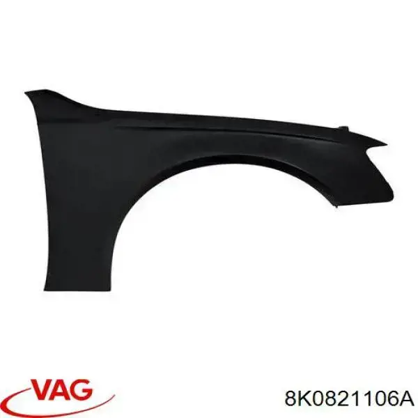 8K0821106A VAG крыло переднее правое