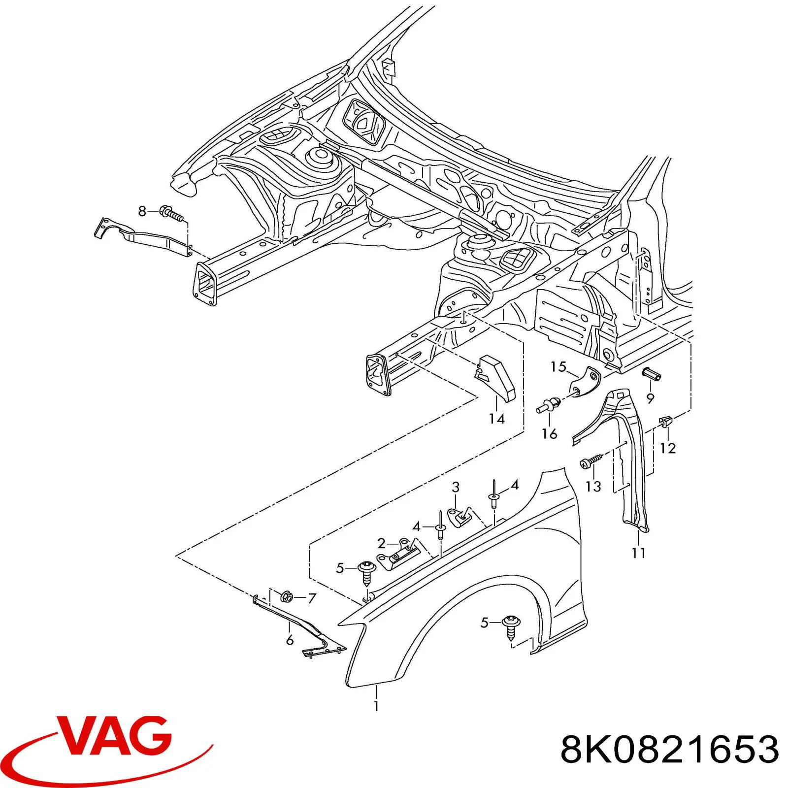  8K0821653A VAG