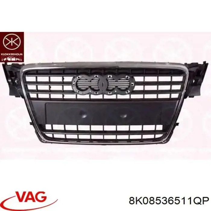 8K08536511QP VAG Parrilla original y equivalente