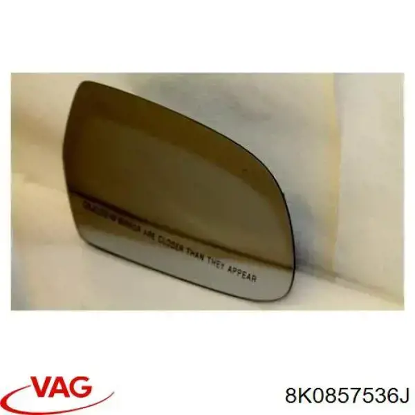 Зеркальный элемент правый VAG 8K0857536J