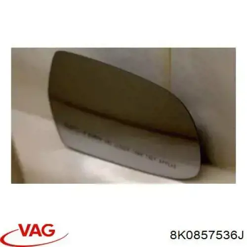 Купить 8K0857536J VAG Стекло правого зеркала заднего вида