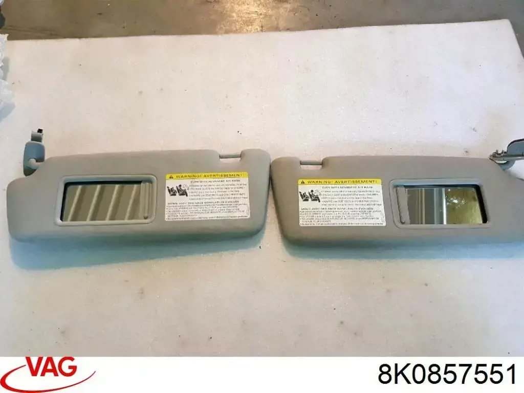 Козырек противосолнечный на Audi Q5  8RB