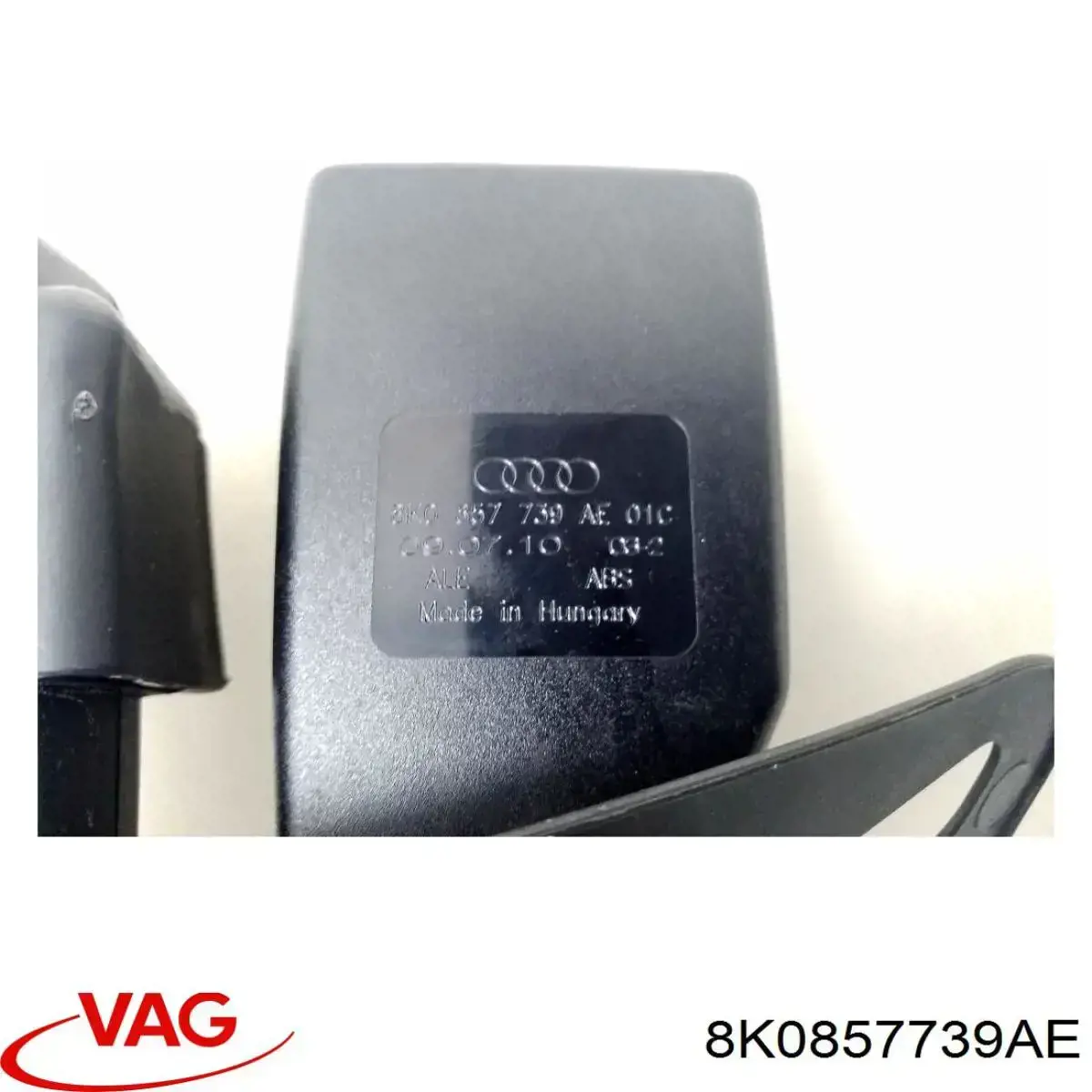 Рычаг (замок) фиксации ремня безопасности задний левый VAG 8K0857739AE