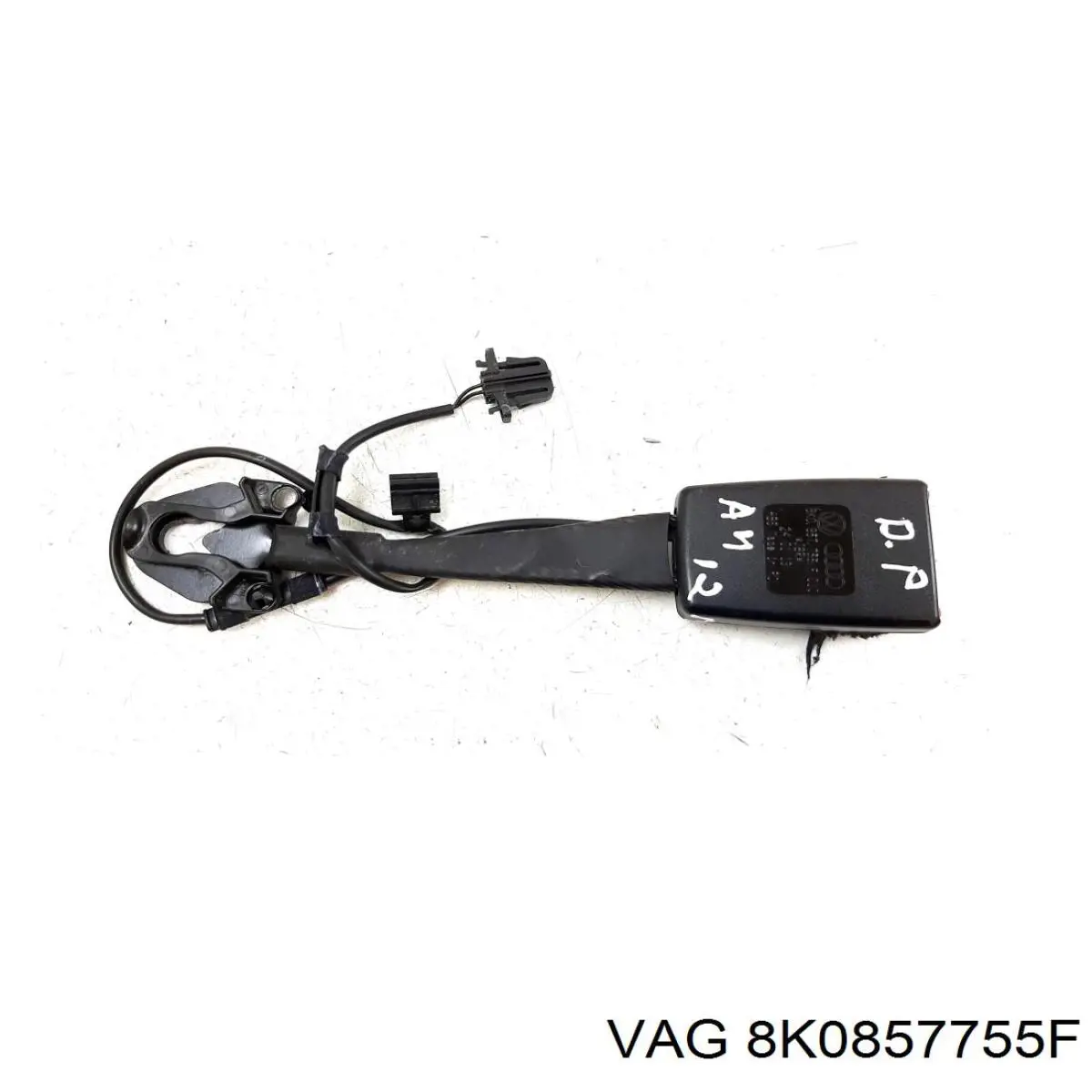 Купить 8K0857755D01C VAG Рычаг (замок) фиксации ремня безопасности передний