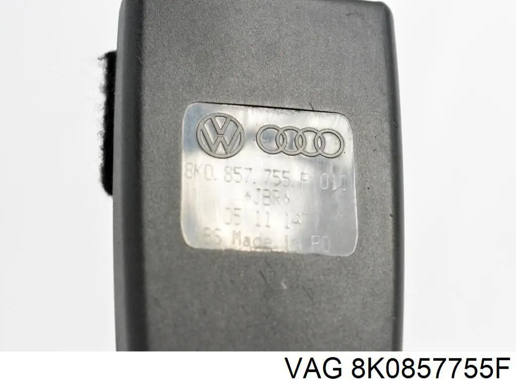 8K0857755D01C VAG Рычаг (замок) фиксации ремня безопасности передний