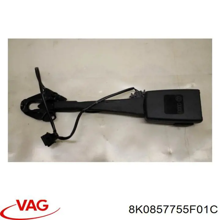 Купить 8K0857755D01C VAG Рычаг (замок) фиксации ремня безопасности передний