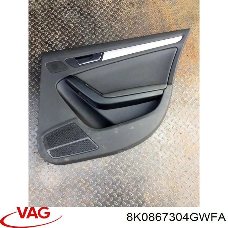 Купить 8K0867304GWFA VAG Дверная карта правой задней двери