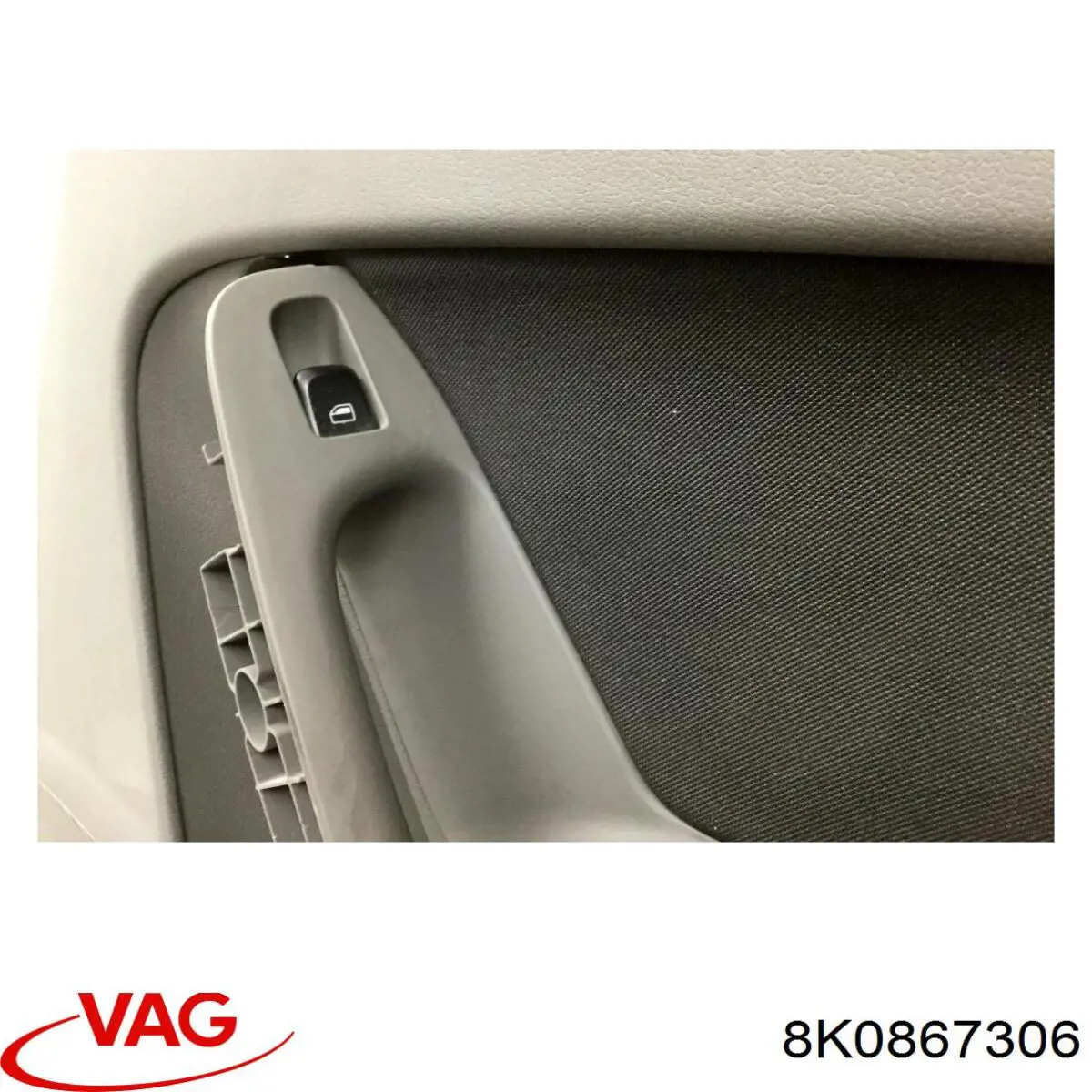 8K0867306 VAG Обшивка-облицовка задней двери, правой, внутренняя