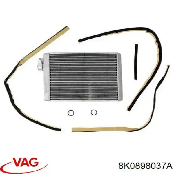 8K0898037A VAG Радиатор отопителя салона