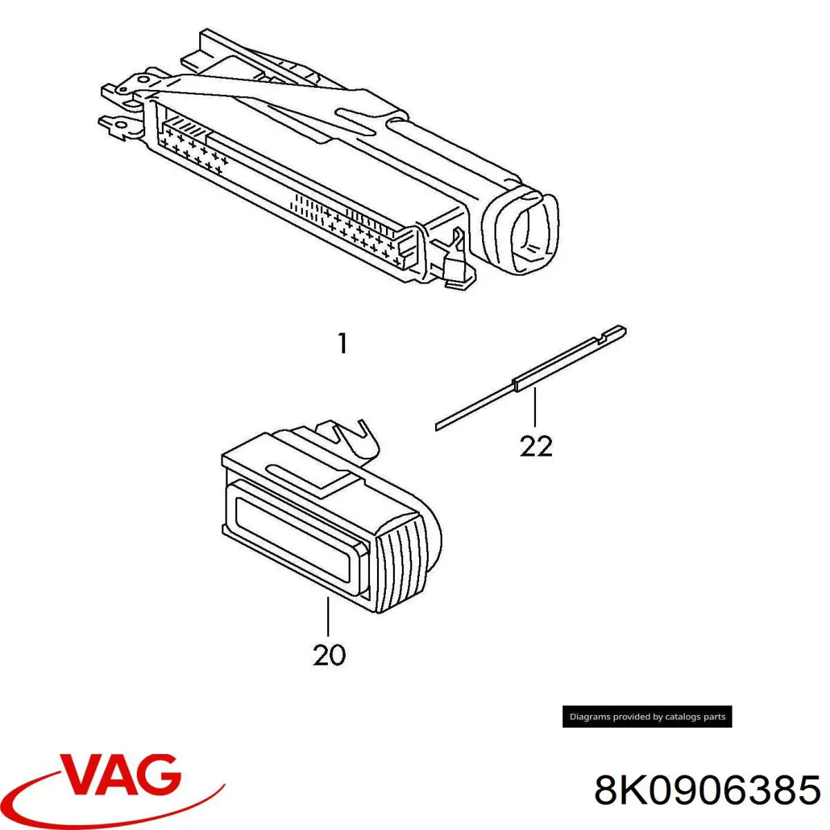  VAG 8K0906385 цена, от 9.88 USD