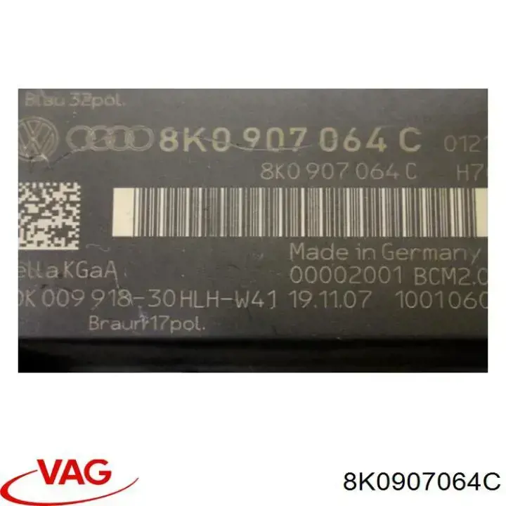 Блок комфорта VAG 8K0907064DT цена, от 16.93 USD