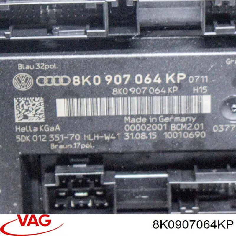 Блок комфорта 8K0907064KP VAG