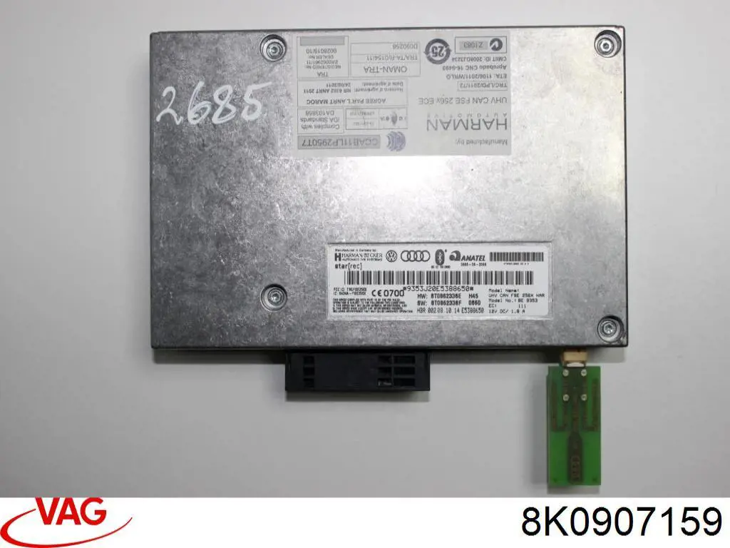 Блок управления генерации звука двигателя VAG 8K0907159 цена, от 52.77 USD