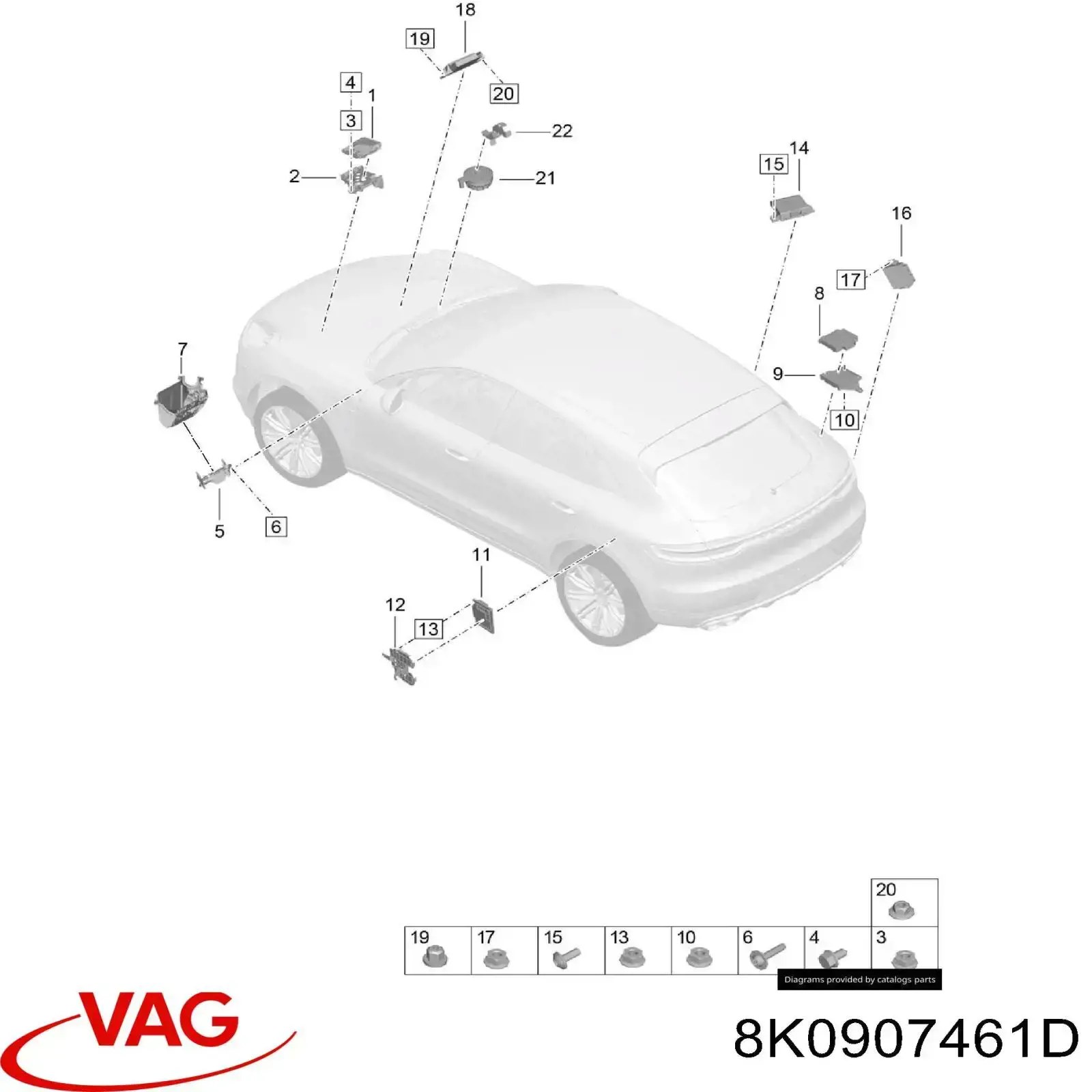  VAG 8K0907461D цена, от 2.53 USD
