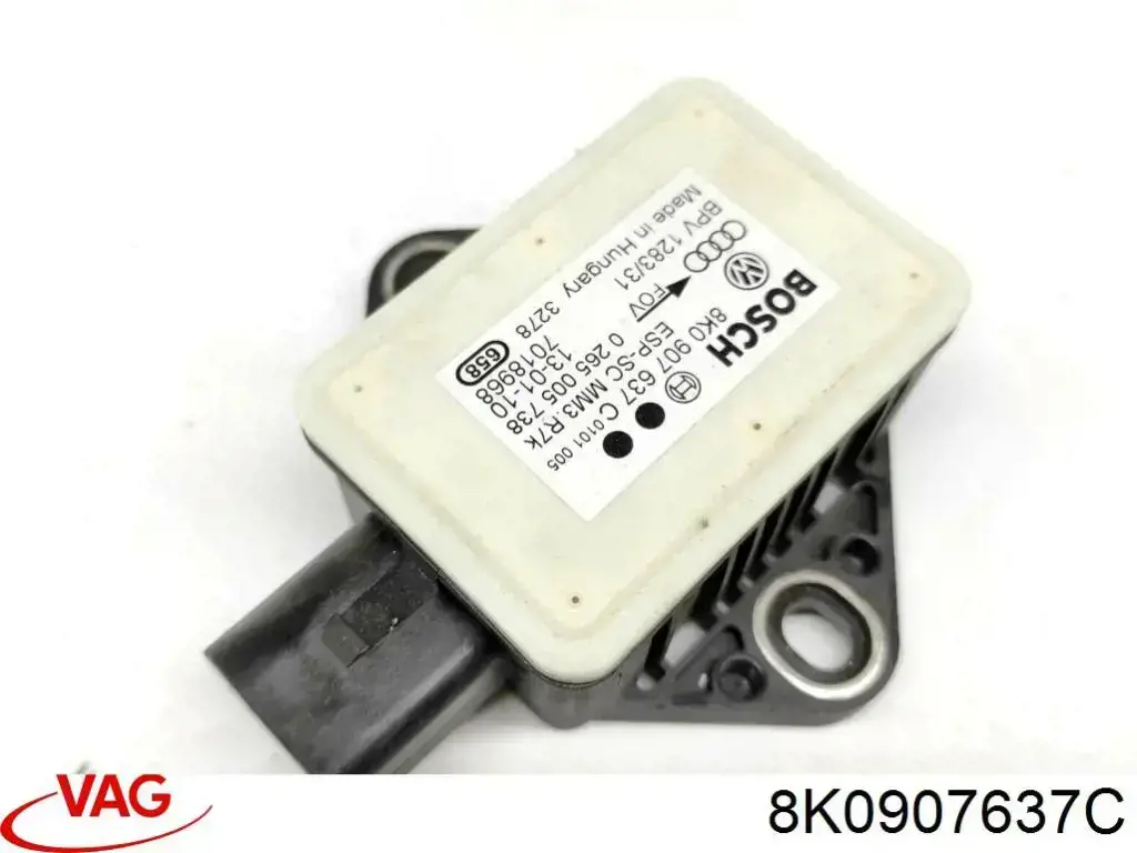Датчик поперечного ускорения VAG 8K0907637C