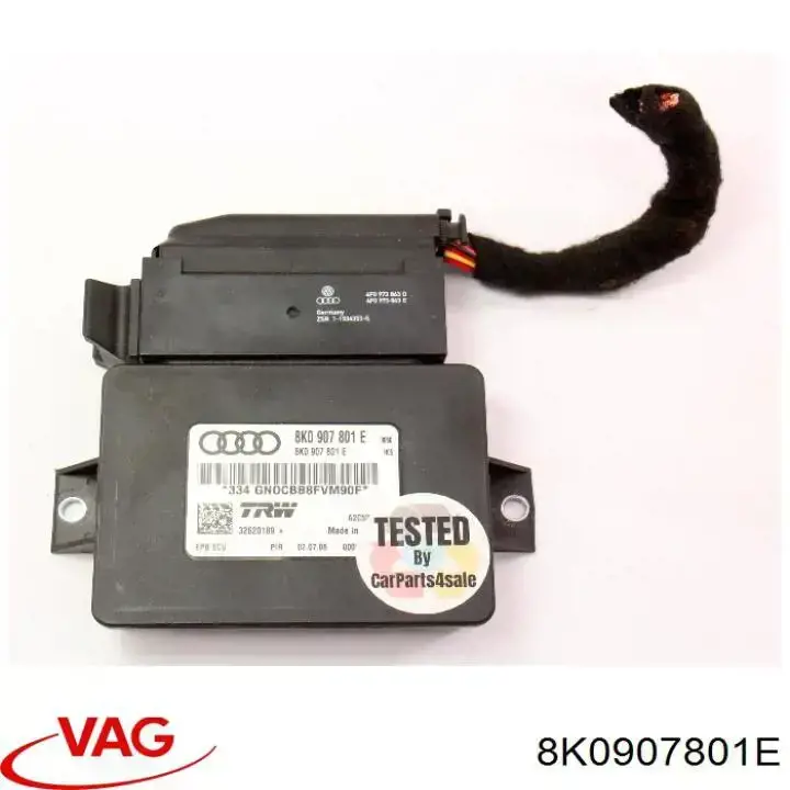 8K0907801E VAG Unidad De Control (Modulo) Del Freno De Estacionamiento Electromecanico original y equivalente