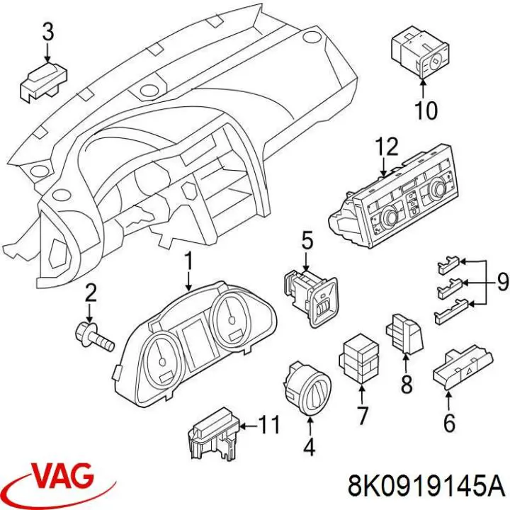 Купить 8K0919145A VAG 