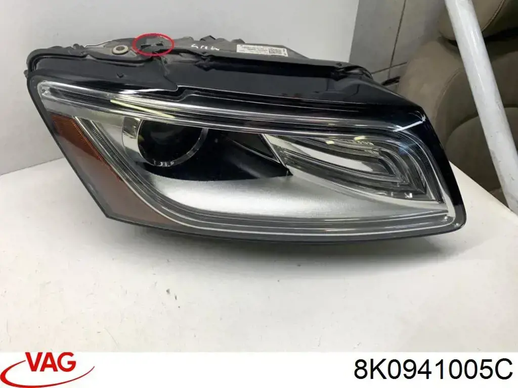 Корпус фары левой VAG 8K0941005C цена, от 506.77 USD