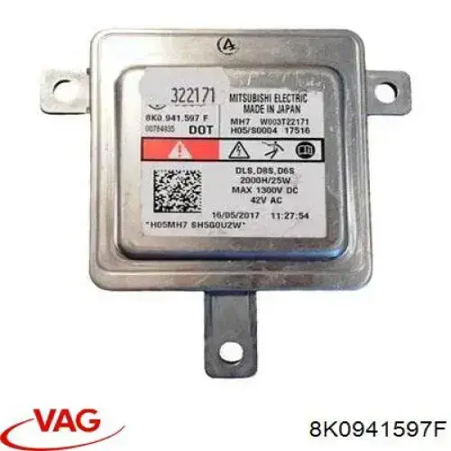 Купить 8K0941597F VAG Модуль управления (ЭБУ) адаптивного освещения