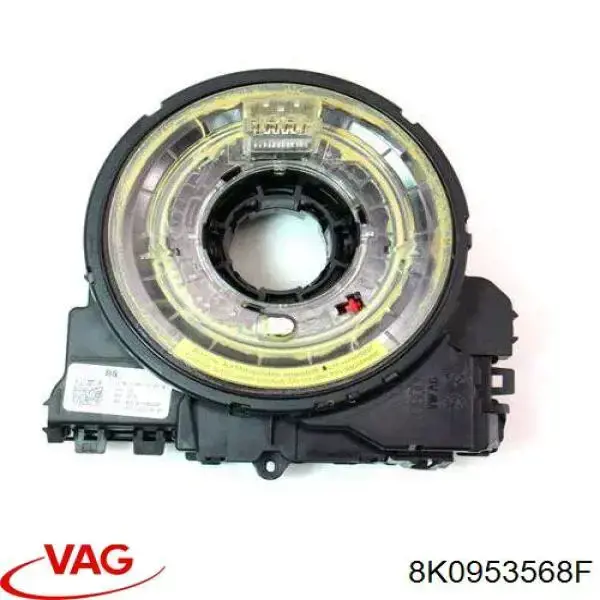 8K0953568F VAG кольцо airbag контактное, шлейф руля