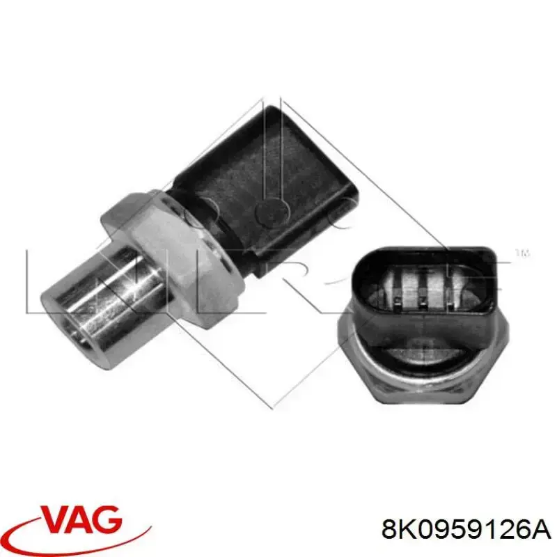 8K0959126A VAG Sensor de presion de aire acondicionado original y equivalente