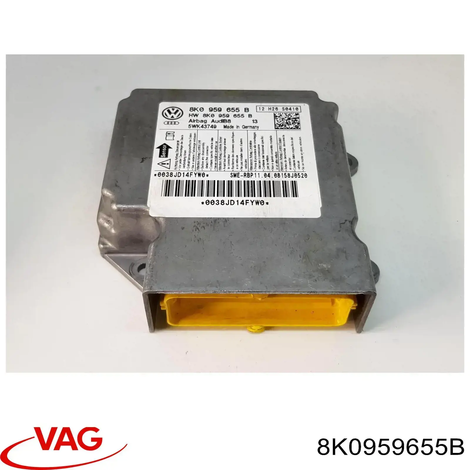 Купить 8K0959655B VAG Модуль-процессор управления подушкой безопасности