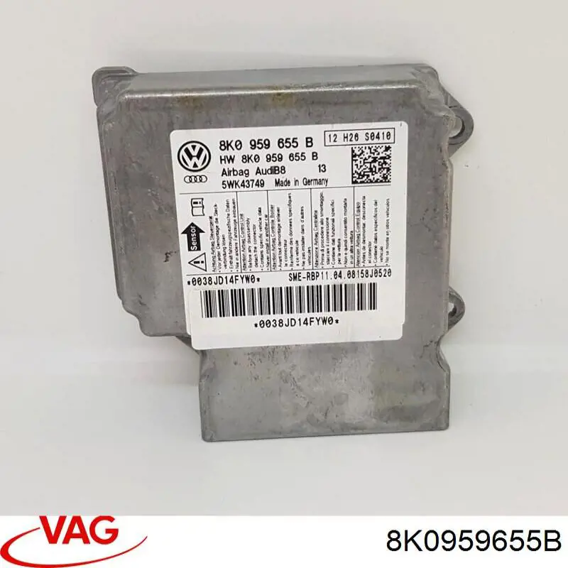 Блок управления airbag VAG 8K0959655B цена, от 22.80 USD